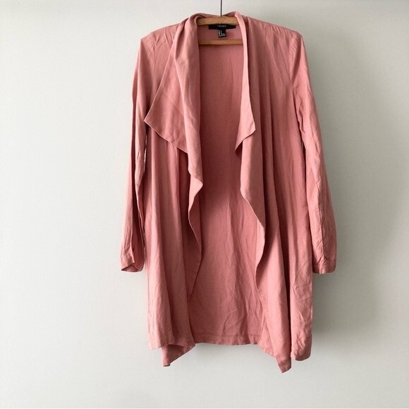 Dusty Rose Forever 21 Draped‎ Jacket - Picture 1 of 5